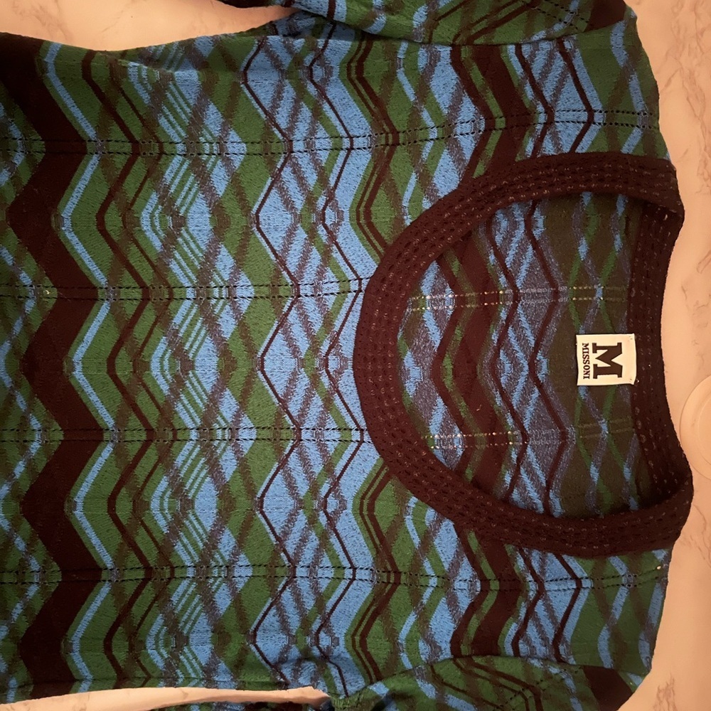 Missoni Long-Sleeve Bias Plaid Dress (size: 2) Brand New - Picture 5 of 8